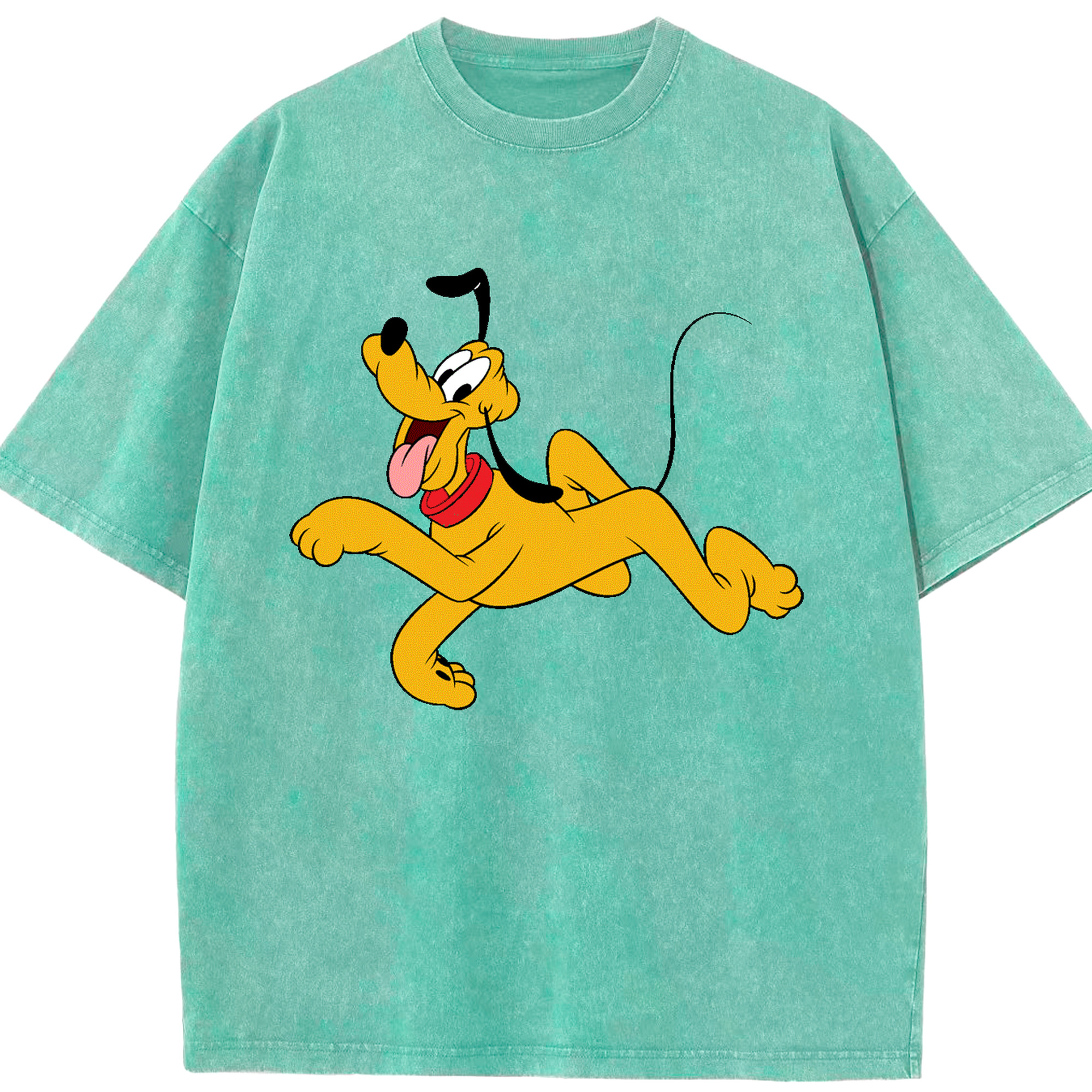 （画像用） ミッキーマウス Mickey Mouse 綿100% ヴィンテージ風 半袖Tシャツ（フロントプリント）